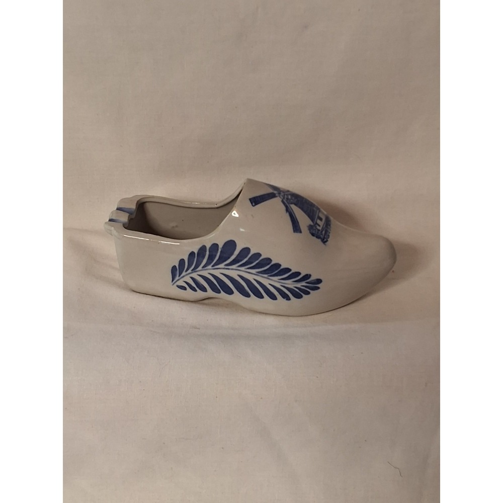 Vintage Delft Ceramic Clog Shoe Ashtray  GVC